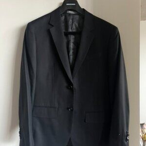 Indochino slim fit black suit EUC; Classic Black Two Piece Suit Jacket and Pants